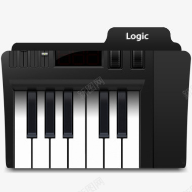 键盘装饰设计矢量钢琴键盘装饰图标图标