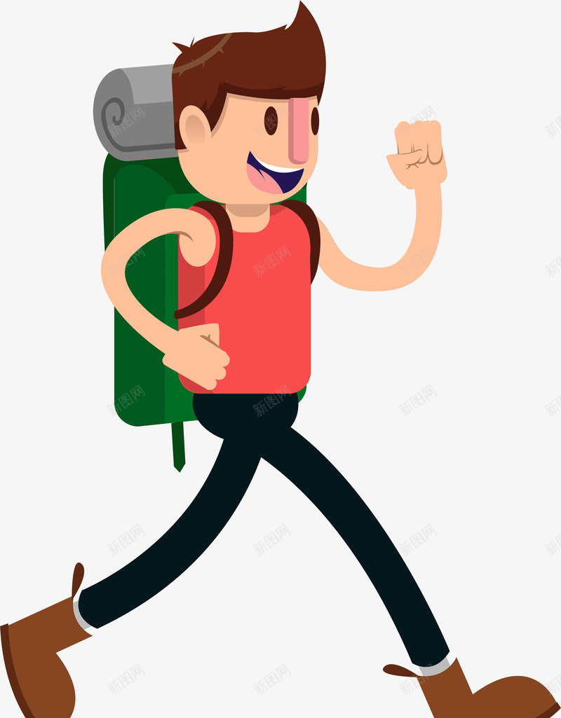 卡通可爱平面背包人物图案png免抠素材_88icon https://88icon.com 人物 卡通 可爱 旅行 童趣 运动