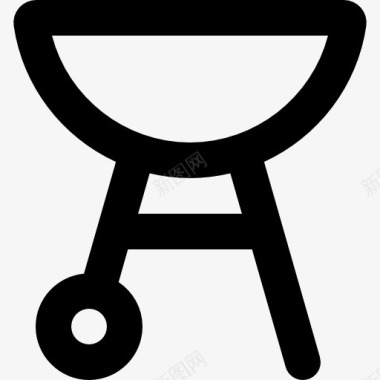 删除符号烧烤工具概述图标图标