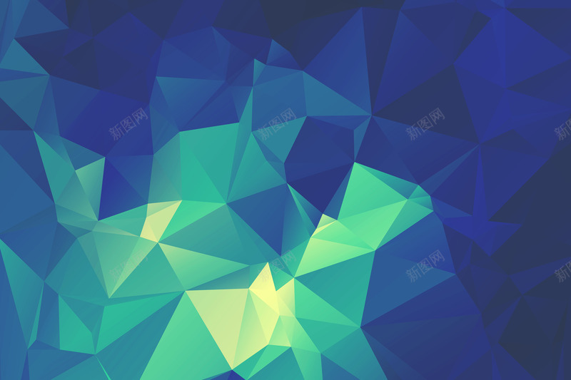 蓝青色立体形状壁纸png免抠素材_88icon https://88icon.com 壁纸 形状 立体 青色