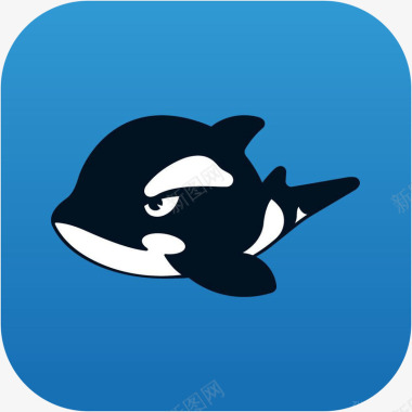 手机鱼泡泡社交logo图标图标