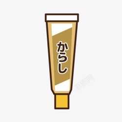 辣根卡通调味料高清图片