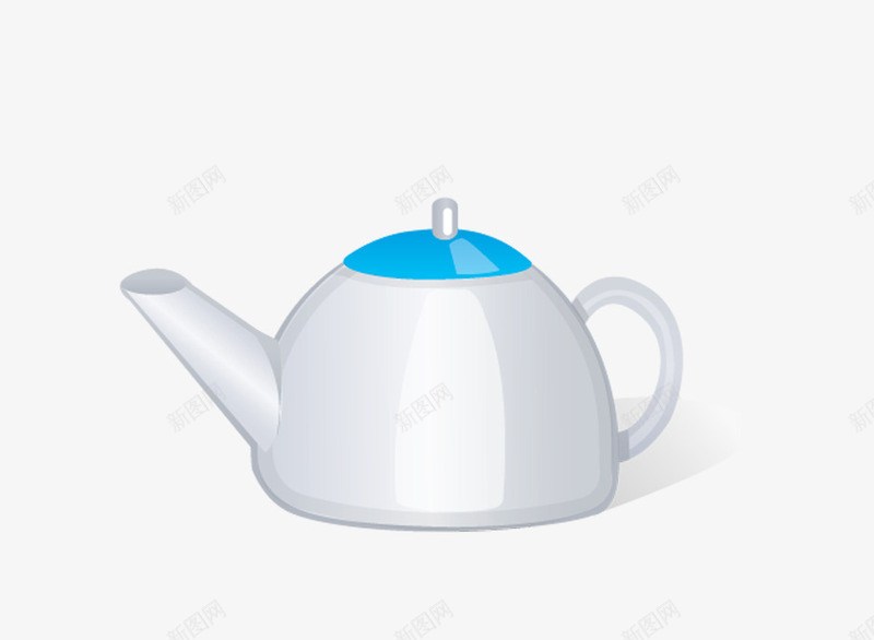 水壶png免抠素材_88icon https://88icon.com 卡通 厨房 烧水 茶壶