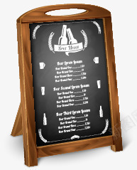 黑板矢量图ai免抠素材_88icon https://88icon.com 展板 活动 酒水 黑板 矢量图