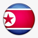 国旗北韩国国世界标志素材