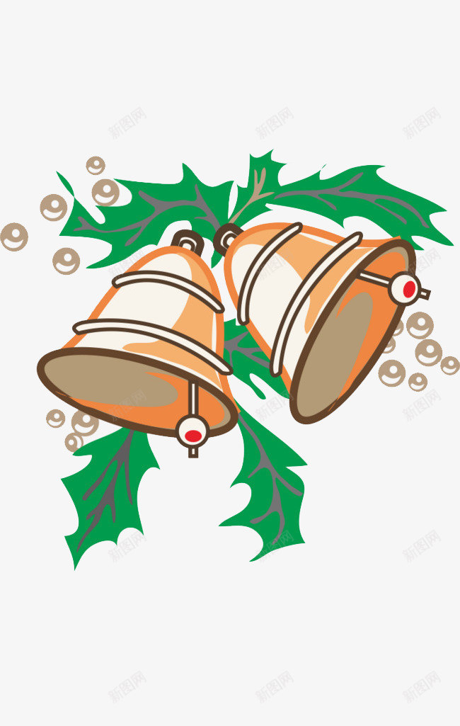 手绘卡通圣诞节铃铛png免抠素材_88icon https://88icon.com 圣诞 圣诞节 圣诞节装饰 彩色铃铛 摇铃 铃铛