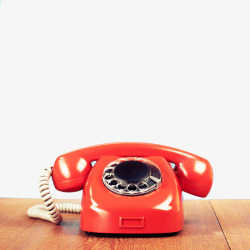 有限电话民国古典红色拨圈有限电话摆件高清图片