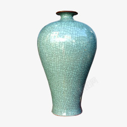 青色复古花瓶素材