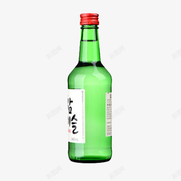 清酒png免抠素材_88icon https://88icon.com 产品食物 烧酒 真露 真露烧酒 竹炭酒 韩国