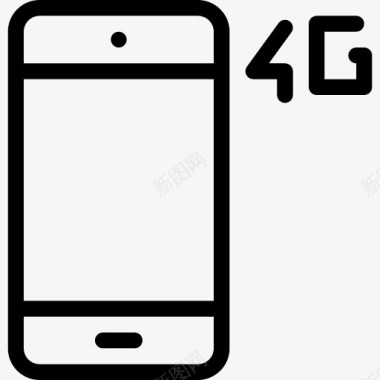 4g手机图标图标