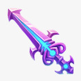 紫色神秘游戏武器素材