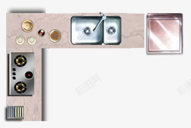 彩平图厨房洗菜盆煤气灶冰箱psd免抠素材_88icon https://88icon.com 冰箱 厨房 彩平图 洗菜盆 煤气灶