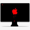 红黑苹果桌面图标图标
