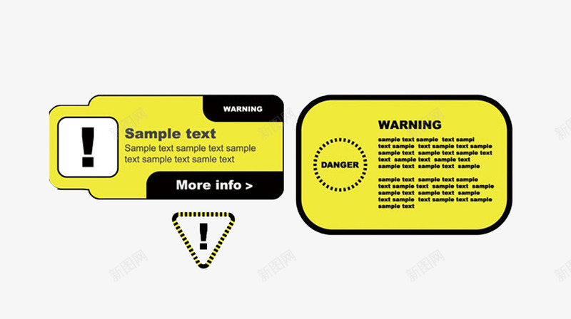 警示牌标语png免抠素材_88icon https://88icon.com 英文标语指示牌 警示牌png图片 警示牌免抠素材 黄色的警示牌