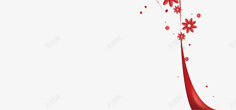 红色线条流线型装饰图案矢量图ai免抠素材_88icon https://88icon.com 流线型 红色 线条 装饰图案 矢量图