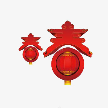 新年春节特色灯笼png免抠素材_88icon https://88icon.com 喜庆 新年 春节 灯笼 特色 红色