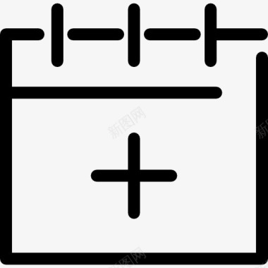 木色加号浏览器添加符号图标图标
