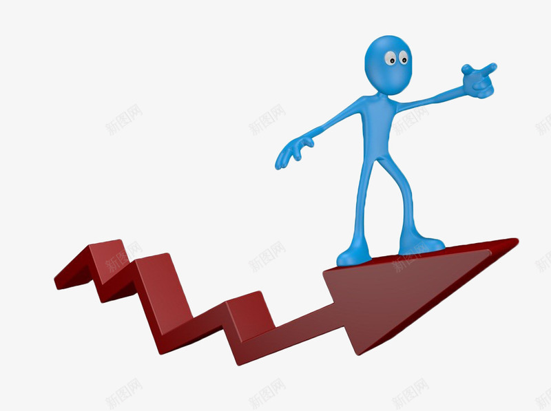 商务折线指示箭头png免抠素材_88icon https://88icon.com 商务人士 折线 指示箭头 指示线 箭头
