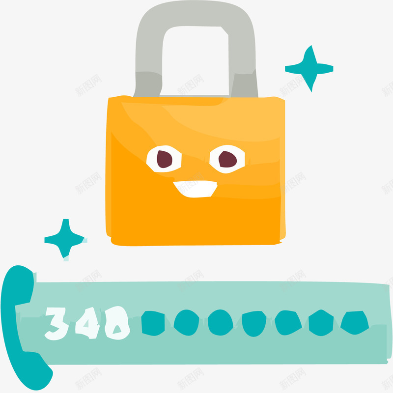 电话号码与黄色锁头png免抠素材_88icon https://88icon.com 电话 电话号码png 锁头 黄色