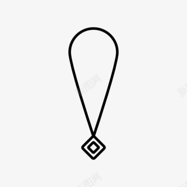 银饰项链项链图标图标