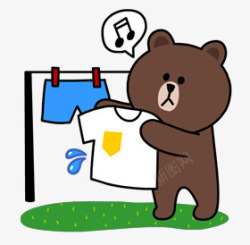 韩国可爱卡通搞笑表情包素材