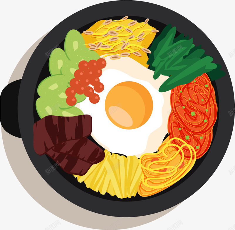 韩国美食矢量图ai免抠素材_88icon https://88icon.com 卡通美食 美食 美食画作 美食简笔 美食简笔画 韩国 矢量图