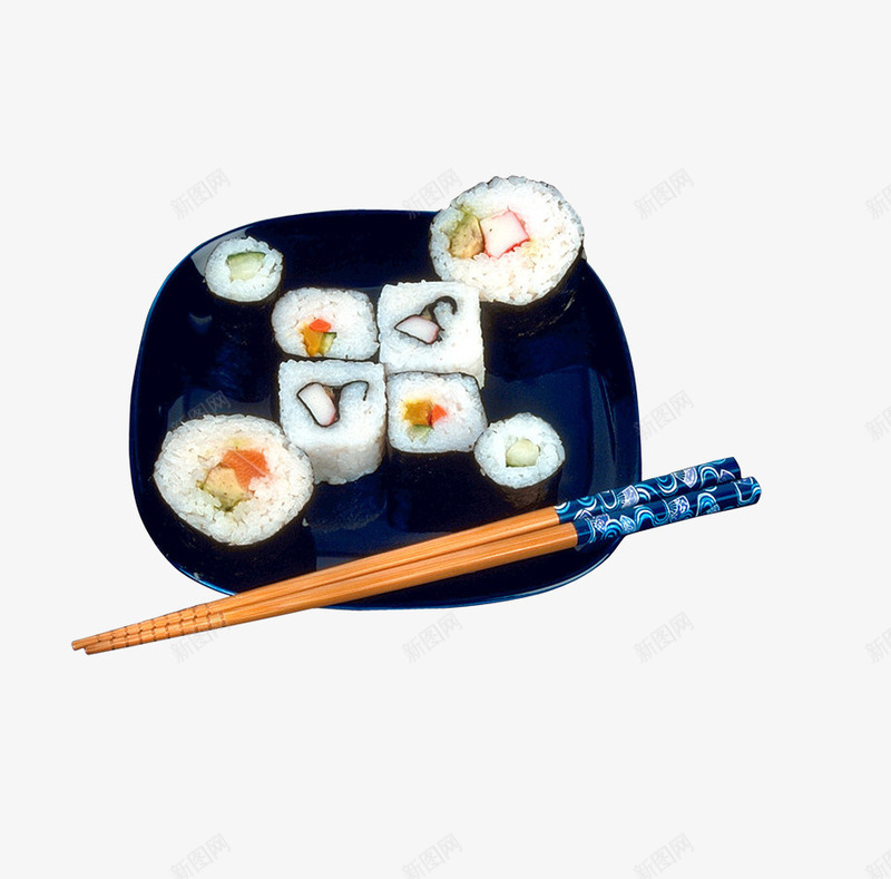 寿司拼盘png免抠素材_88icon https://88icon.com 寿司 筷子 米饭 蔬菜 食物 饭