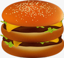 汉堡麦当劳快餐png免抠素材_88icon https://88icon.com Hamburger McDonald 汉堡 麦当劳