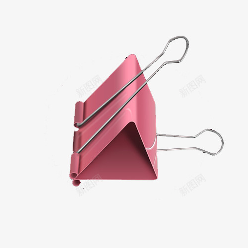 粉红色的小夹子png免抠素材_88icon https://88icon.com 写实 工具 手绘 拟物化