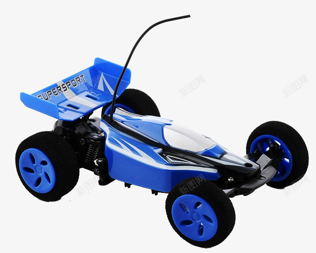 蓝色遥控玩具车png免抠素材_88icon https://88icon.com 塑料 小车 玩具 遥控 遥控车