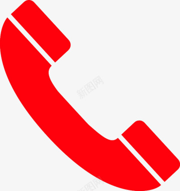 大学logo红色电话图标图标