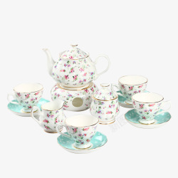 田园风茶具素材