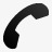 单字字框电话呼叫电话电话线框单图标图标