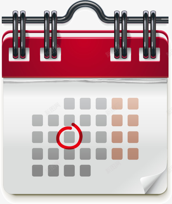 手绘翻页日历标志图案矢量图ai免抠素材_88icon https://88icon.com 图案 手绘 日历 标志 翻页 矢量图