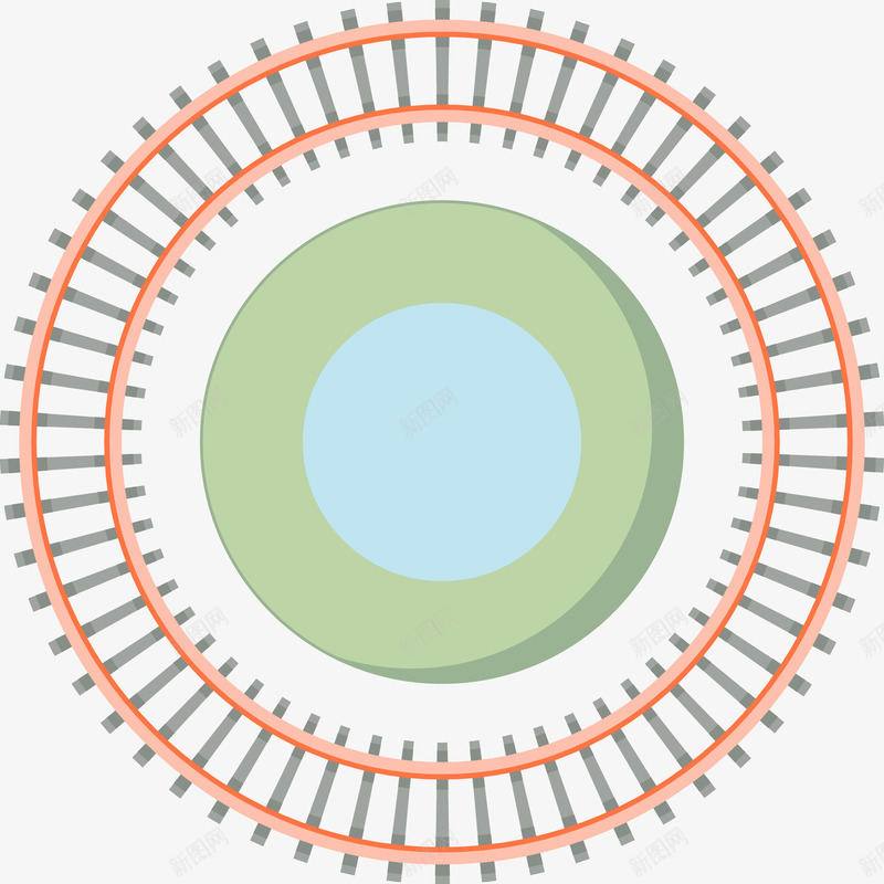 圆形卡通轨道png免抠素材_88icon https://88icon.com 动车轨道 卡通图 弯曲轨道 弯曲轨道矢量图 手绘 枕木 火车轨道 火车轨道图 矢量轨道 轨道 轨道矢量图