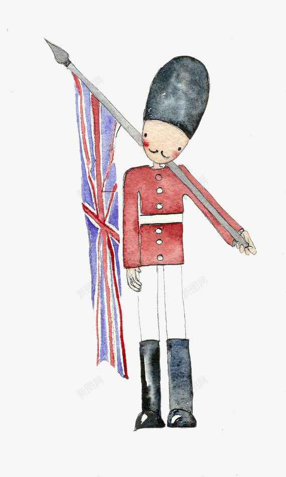扛着英国国旗的英国士兵psd免抠素材_88icon https://88icon.com 扛着 英国国旗 英国皇家近卫 装饰图案
