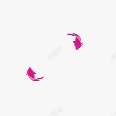 粉色箭头图案图标图标