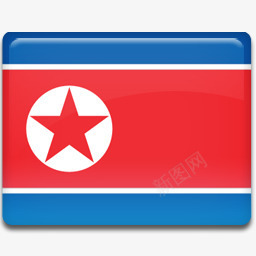 韩国色彩素材北韩国国旗AllCountryFlagIcons图标图标