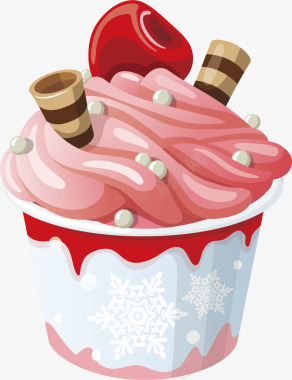庆祝生日彩色的沙河特色蛋糕矢量图图标图标