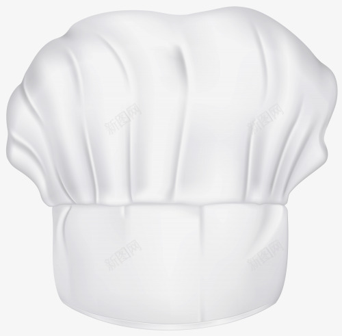 手绘白色厨师帽png免抠素材_88icon https://88icon.com 厨师帽 厨房用品 手绘 白色