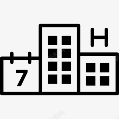 矢量日历便笺日历在医学图标图标