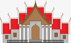 泰国大皇宫矢量图素材