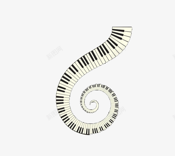 转动的钢琴键盘png免抠素材_88icon https://88icon.com 图案 设计 转动 钢琴键 音乐
