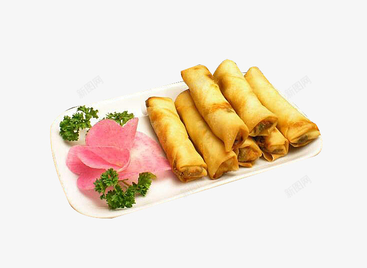 春卷png免抠素材_88icon https://88icon.com 春卷 油炸食品 特色美食