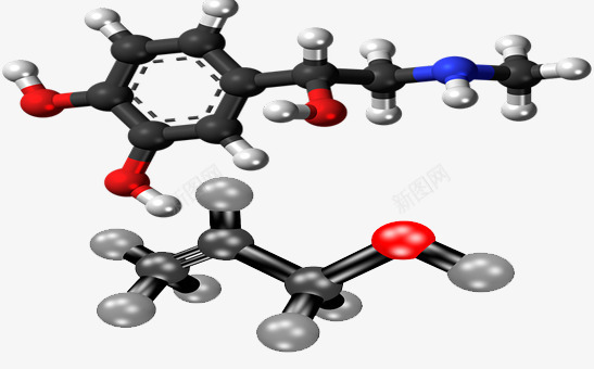 分子结构图psd免抠素材_88icon https://88icon.com 化学 学习类 科学海报专用图