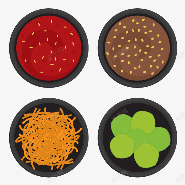 韩国料理配菜小菜png免抠素材_88icon https://88icon.com 料理 配菜 韩国 韩国泡菜 食材