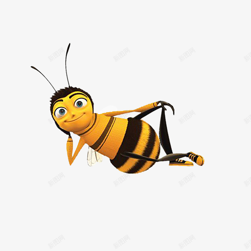 小蜜蜂小动物卡通png免抠素材_88icon https://88icon.com 卡通 小动物 小蜜蜂 插画
