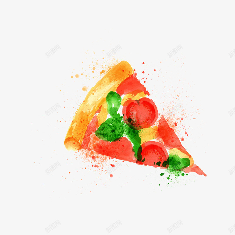 创意手绘披萨png免抠素材_88icon https://88icon.com PIZZA 创意 创意pizza 手绘 披萨