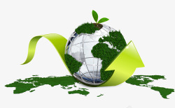 公益广告绿色地球素材