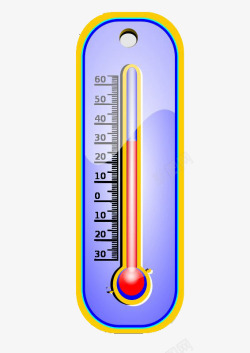 手绘直板温度计素材